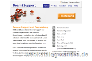 Remote Support und Fernwartungssoftware - Beam2Support