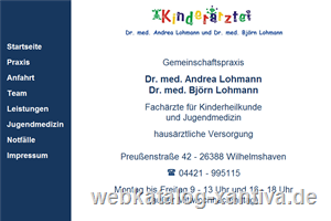 Geimeinschaftspraxis Dr. med. Andrea und Dr. med. Bjrn Lohmann