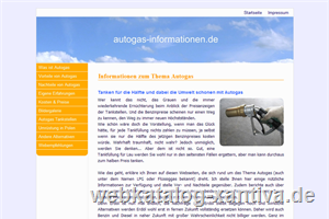 Informationen rund um das Thema Autogas