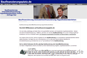 Baufinanzierung -Immobilienfinanzierung - Hypothekendarlehen