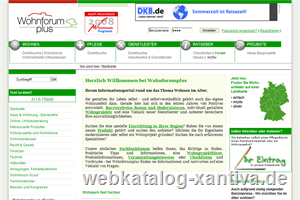 Internetportal rund um das Thema Wohnen im Alter