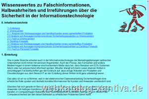 ber Falschinformationen, Halbwahrheiten, Irrefhrungen zur IT-Sicherheit