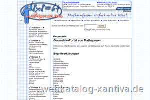Geometrie-Portal von Mathepower.com