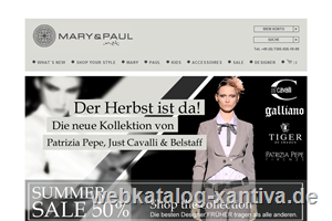 Designer Kleider und Accessoires von Mary and Paul