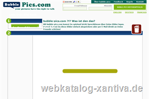 bubble-pics.com | Sprechblasen auf Bildern anbringen