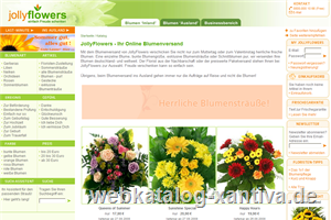 JollyFlowers - Blumenversand - Blumen verschicken weltweit