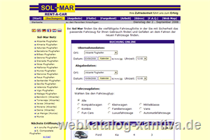 Autovermietung Spanien, SOL-MAR Mietwagen Alicante, Barcelona, Girona, Reus