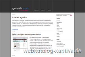 genaehr.com | internetprojekte | Agentur fr Webdesign und Suchmaschinenopt