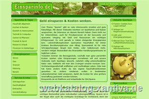 Einsparinfo - Infos und Tipps fr sparsame Verbraucher