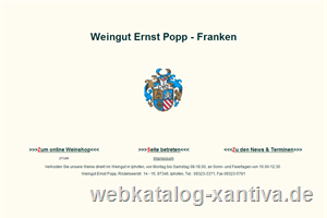 Frankenweine von Weingut Ernst Popp