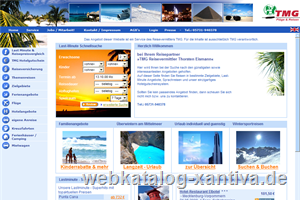 TMG Online Reisebro fr Last Minute Reisen und Flge