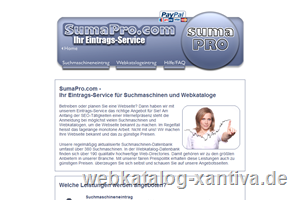 Sumapro.com - Ihr Eintrags-Dienst