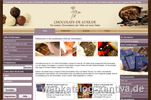 Feinste Schokolade und Pralinen im Shop