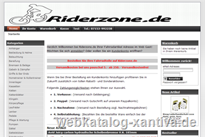 Riderzone.de Ihr Shop fr hochwertige Fahrradteile