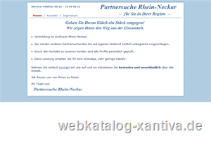 Partnersuche Rhein-Neckar