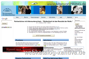 Partnerbrse mit Altersunterschied