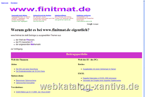 FinItMat := Finanzen + IT + Mathematik + Sonstiges