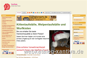 FairPets Kittenlaufstall - Systeme und Wufkisten