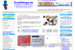 Kreditblogs.de - Das Verbraucherportal ber Kredite