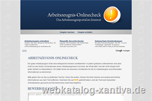 Arbeitszeugnis Onlinecheck