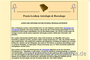 Astrologische Definitionen, Horoskop