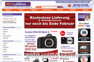 Wexcameras  Digitale Kameras und Objektive