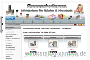 Gewrzdosen, Vorratsdosen und Frischhaltedosen